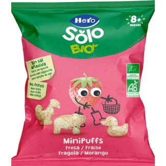 Snack de Morango Bio embalagem 18 g - Hero