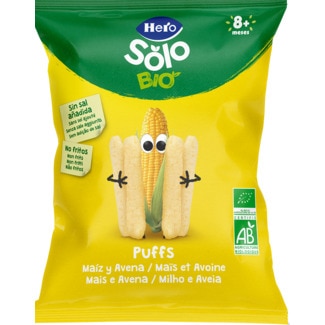 Snack de Milho e Aveia Bio embalagem 25 g - Hero
