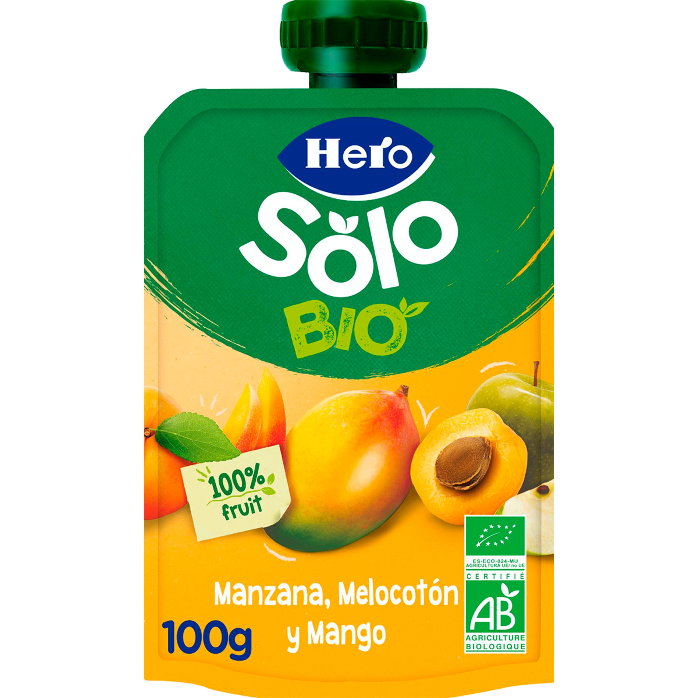 Solo Saqueta de Maçã, Pêssego e Manga saqueta 100 g