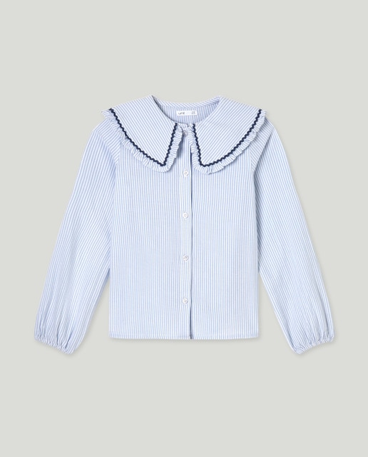 Imagen 0 de Blusa niña cuello vivo