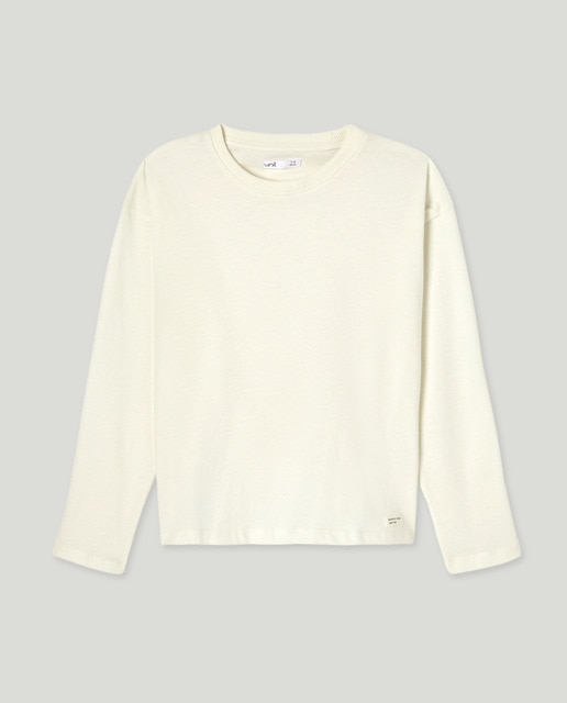 Imagen 0 de Camiseta niña basica manga larga lisa