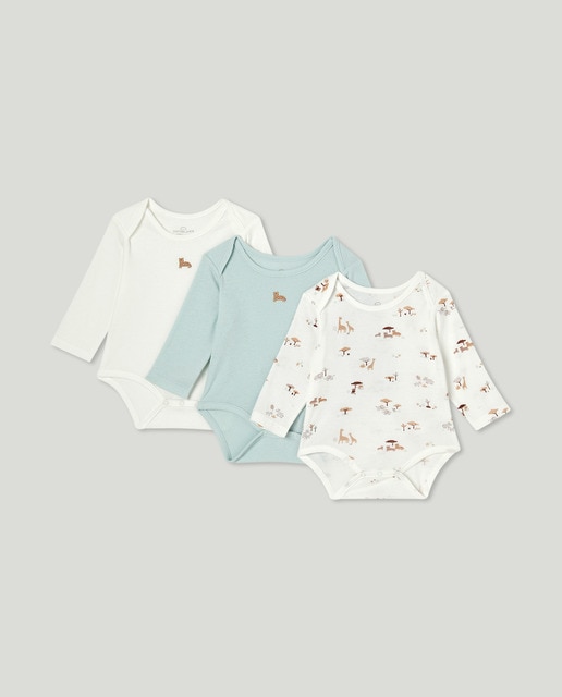 Imagen 0 de Pack de 3 bodies fantasia de bebe niña