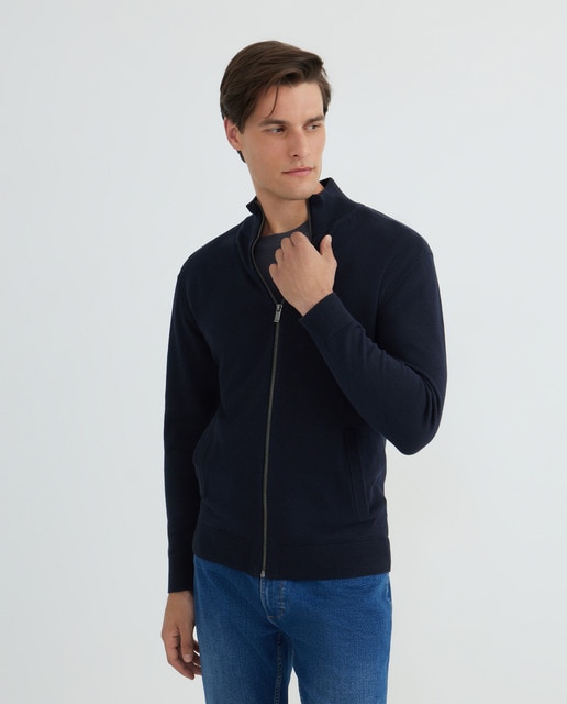 Imagen 0 de Chaqueta de hombre cremallera lisa 100% Algodón