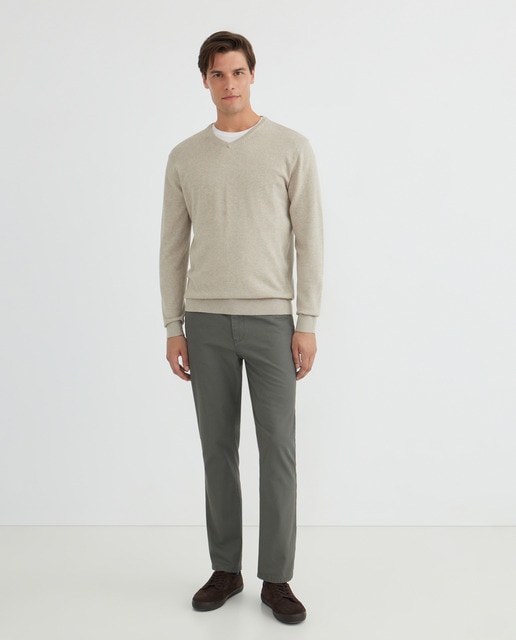 Imagen 0 de Pantalón hombre cinco bolsillos basico regular fit