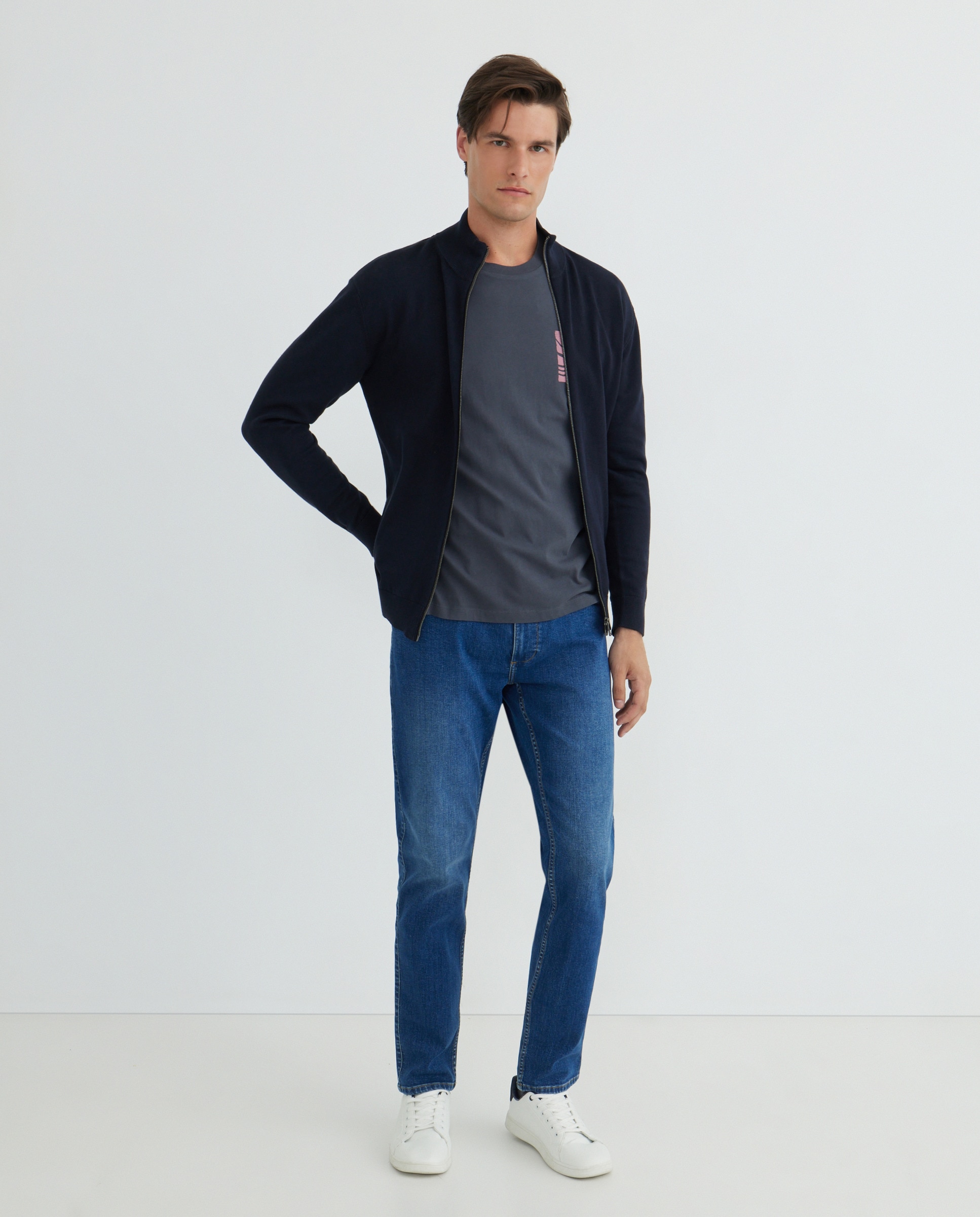 Pantalon Vaquero Slim Hombre Skinny Jeans Pantalones Vaqueros