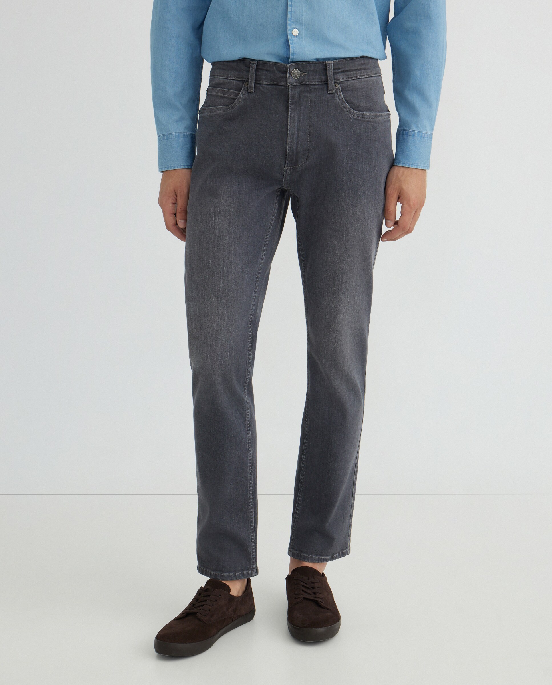 Pantalón vaquero de hombre slim fit Gris-2