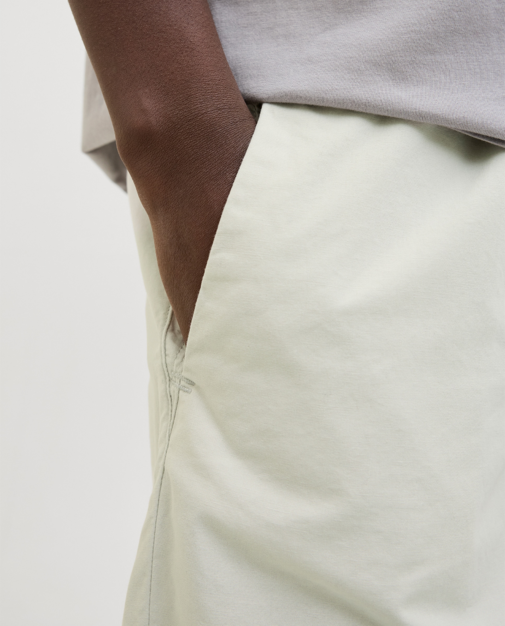 Bermudas Jogger Relaxed Fit Cinzento-4