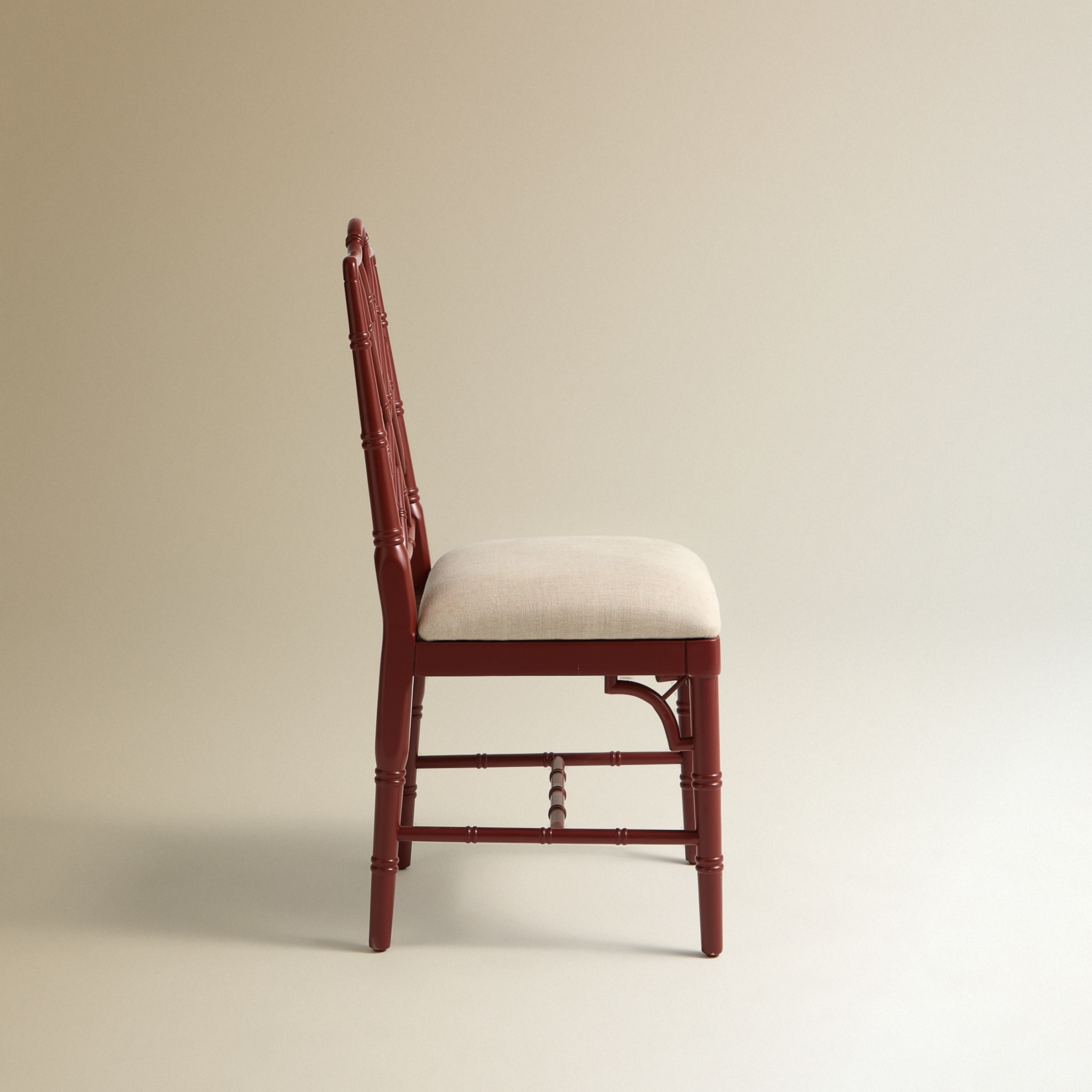 Cadeira de Carvalho Taipei Vermelho-4