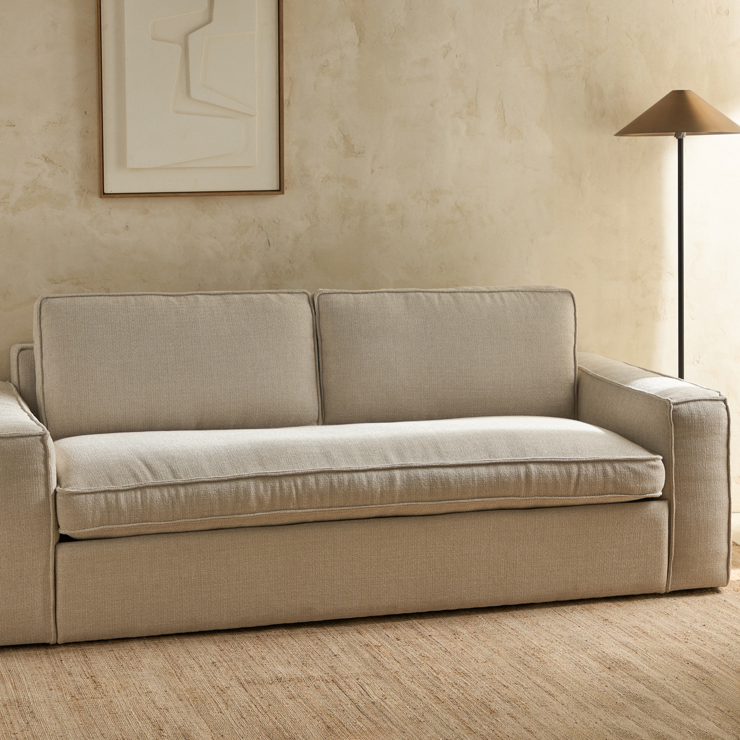 Sofá de 3 plazas Alice El Corte Inglés Beige-1