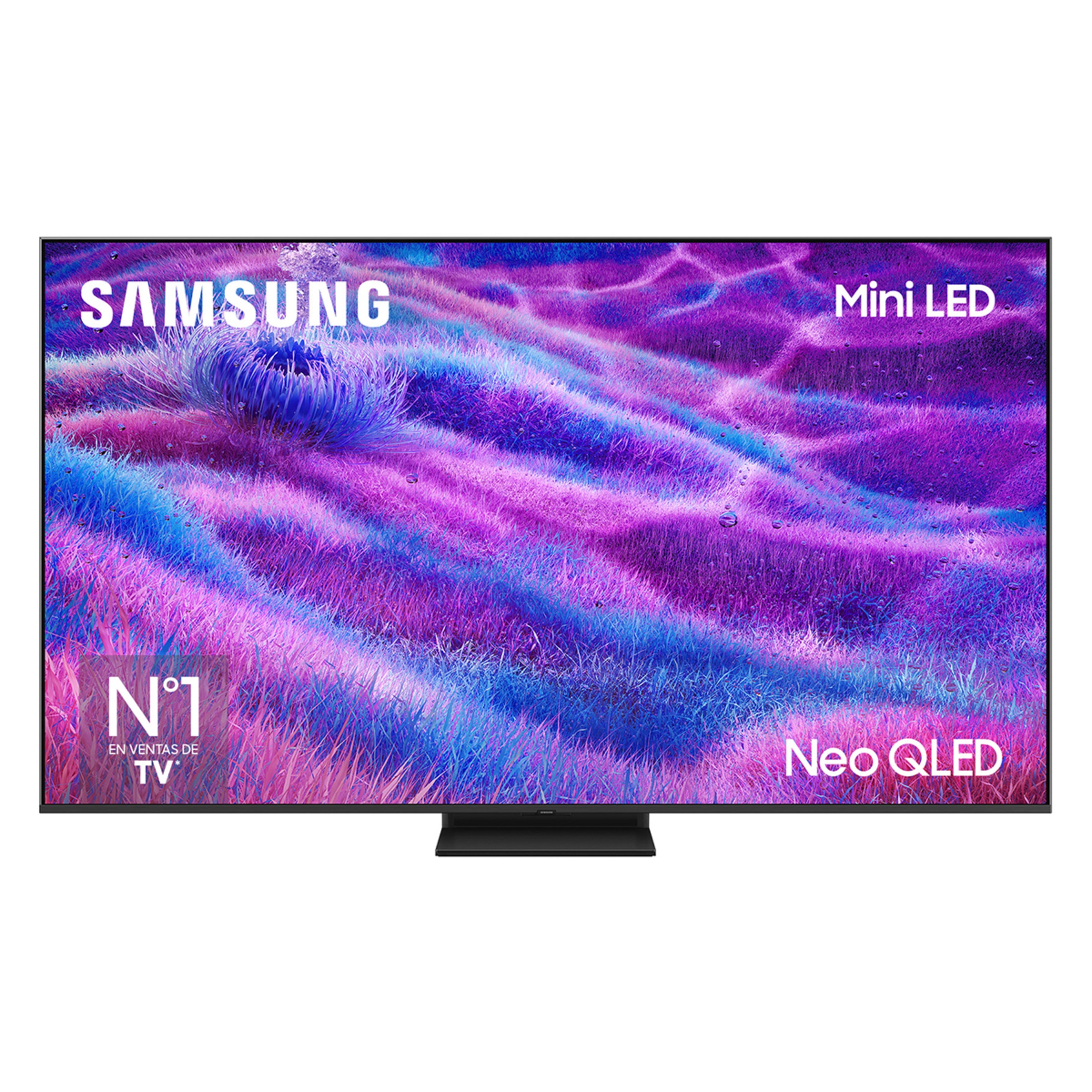 TV Neo QLED MiniLED 163cm (55") Samsung TQ55QN80FAUXXC 4K MiniLED Vision AI Smart TV Plata-1