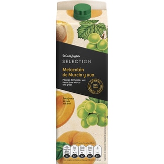 zumo de melocotón de Murcia y uva 100% zumo exprimido brik 1 l - El Corte Ingles Selection