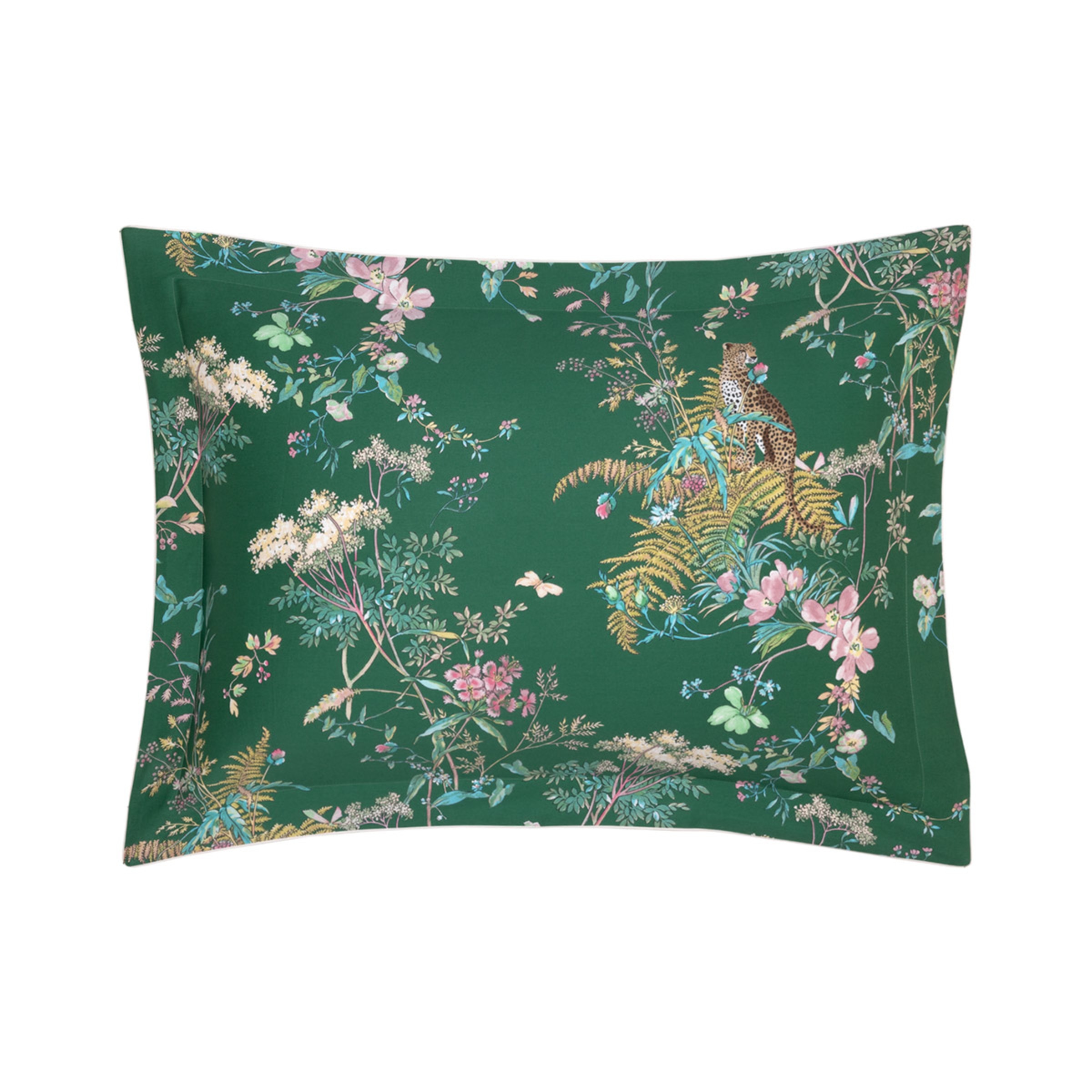 Funda de almohada algodón satén Contes Yves Delorme Multicolor-1