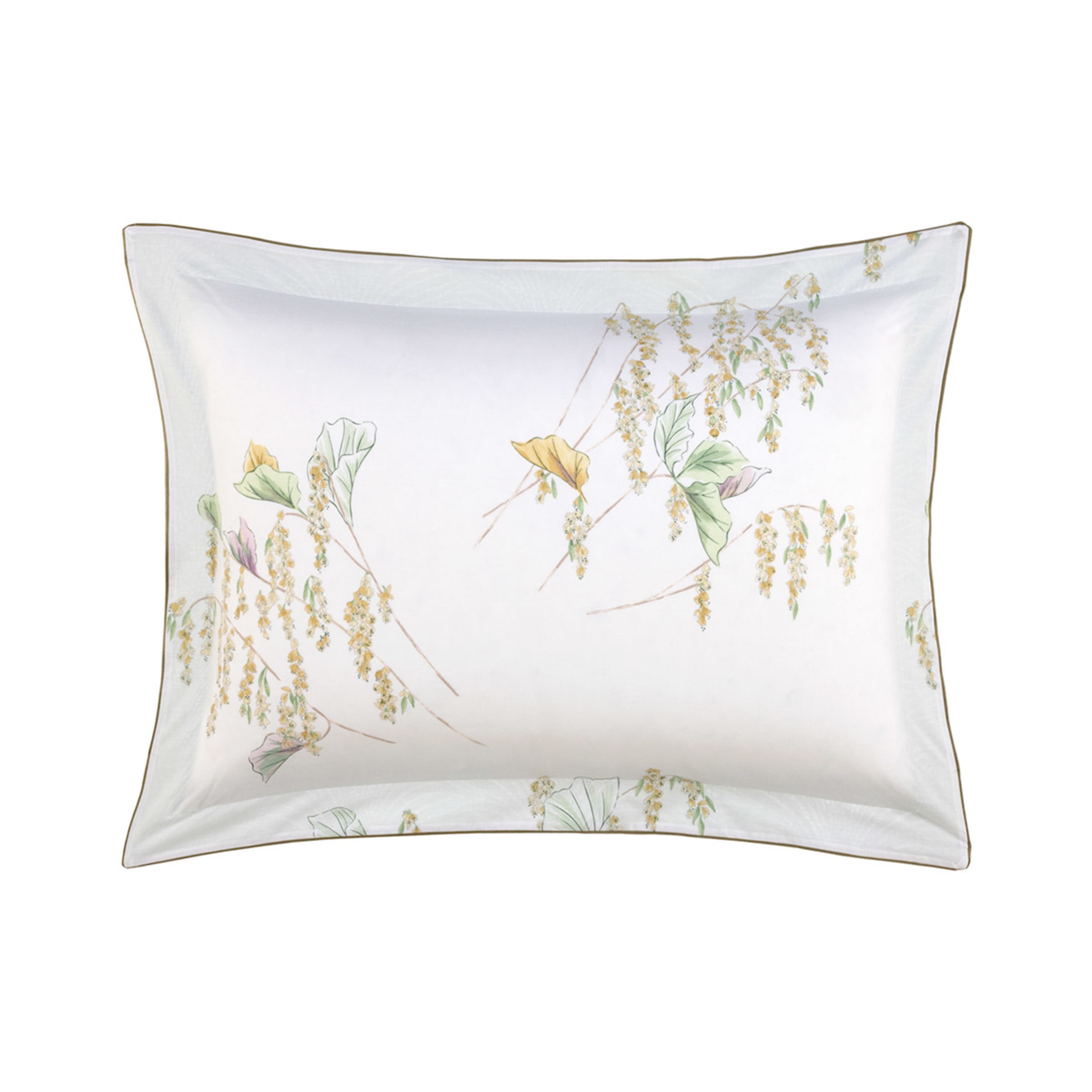 Funda de almohada algodón orgánico Pollen Yves Delorme Multicolor-1