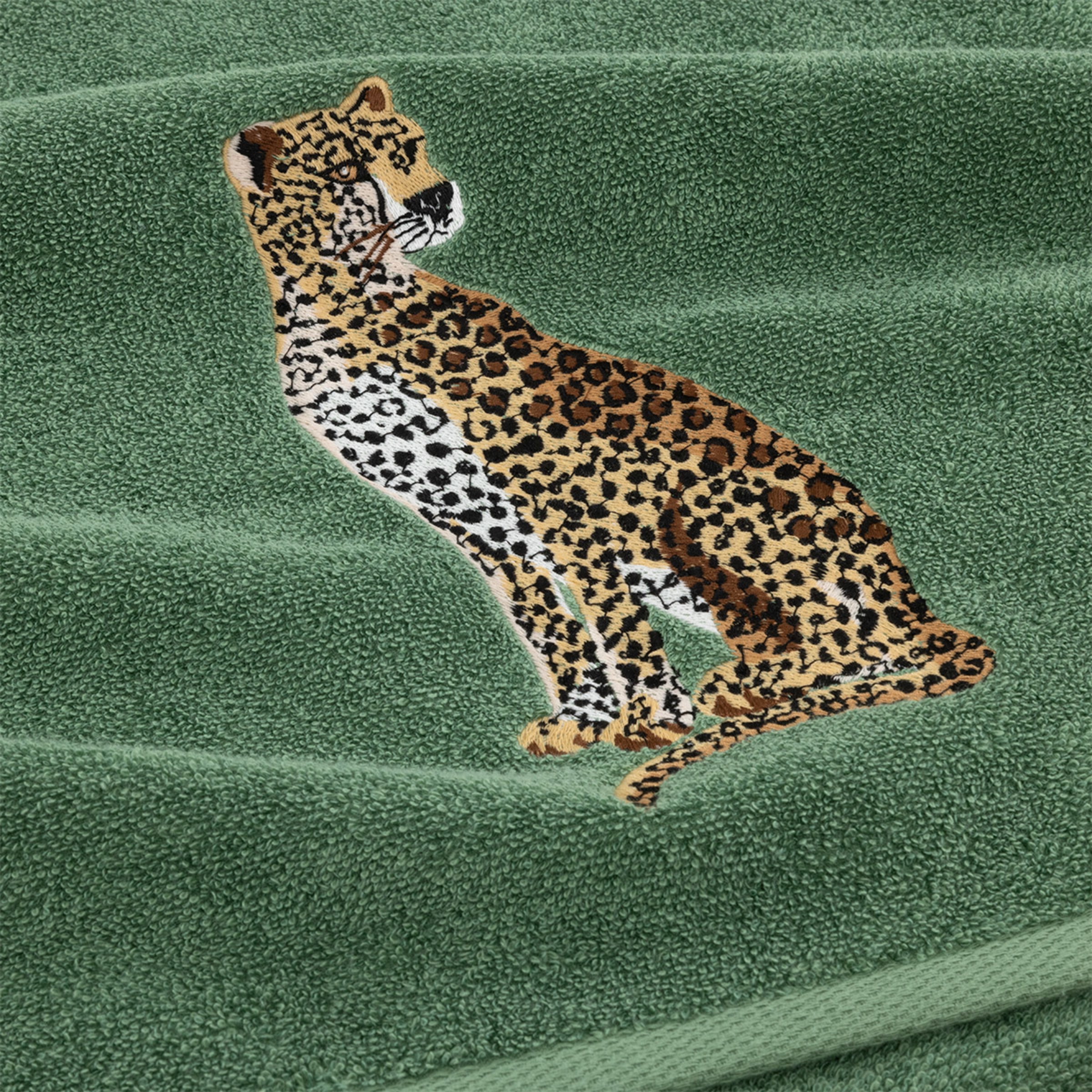 Toalha de Banho de Algodão Orgânico e Modal 850 g/m2 Contes Verde-3