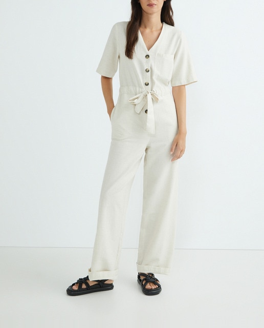 Imagen 0 de Mono largo de mujer de lino