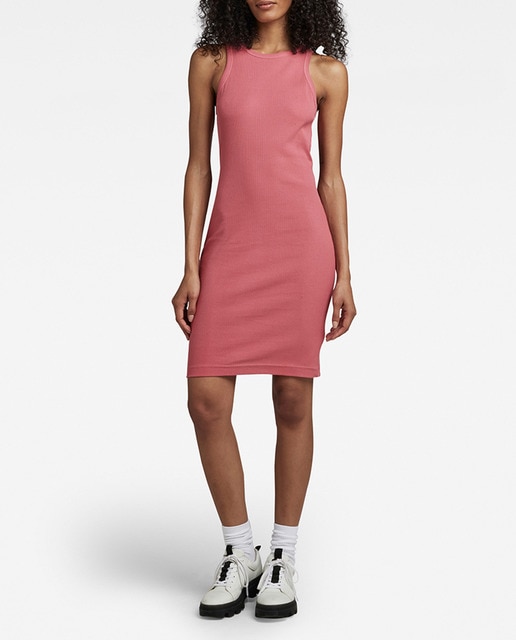 Imagen 0 de Vestido sin mangas Tank Slim corte muy ajustado