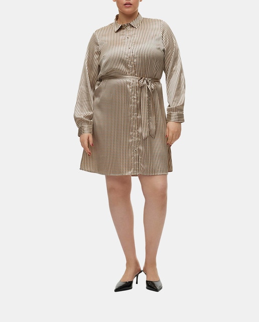 Imagen 0 de Vestido corto camisero