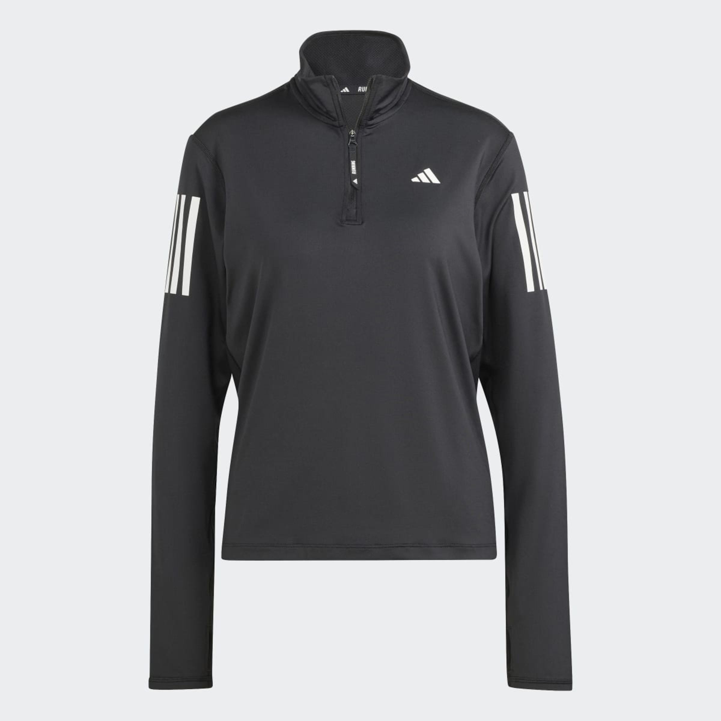 Sweatshirt de Mulher Own the Run Half-Zip Preto-6