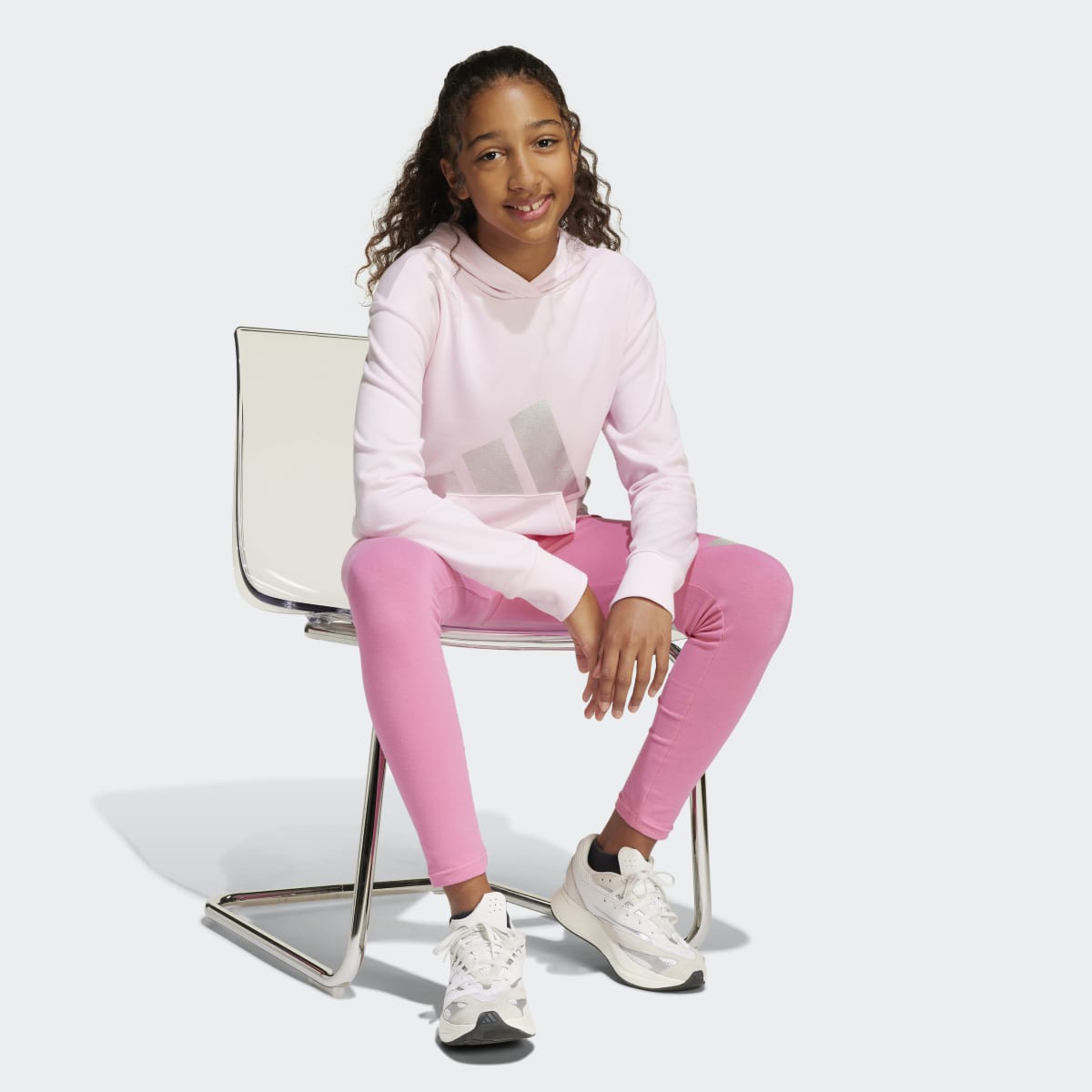Sweatshirt de Menina Glam HD Rosa-5