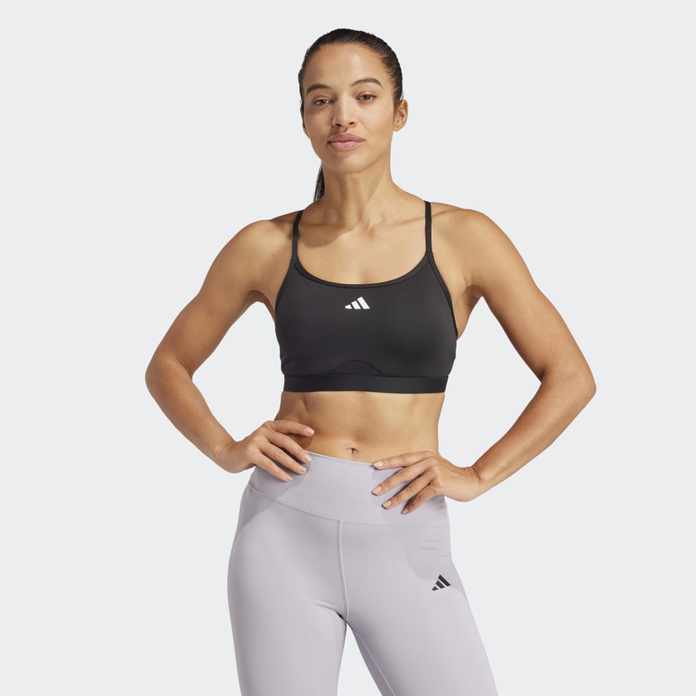 Top Desportivo Aeroreact Training 3 Faixas Preto-1