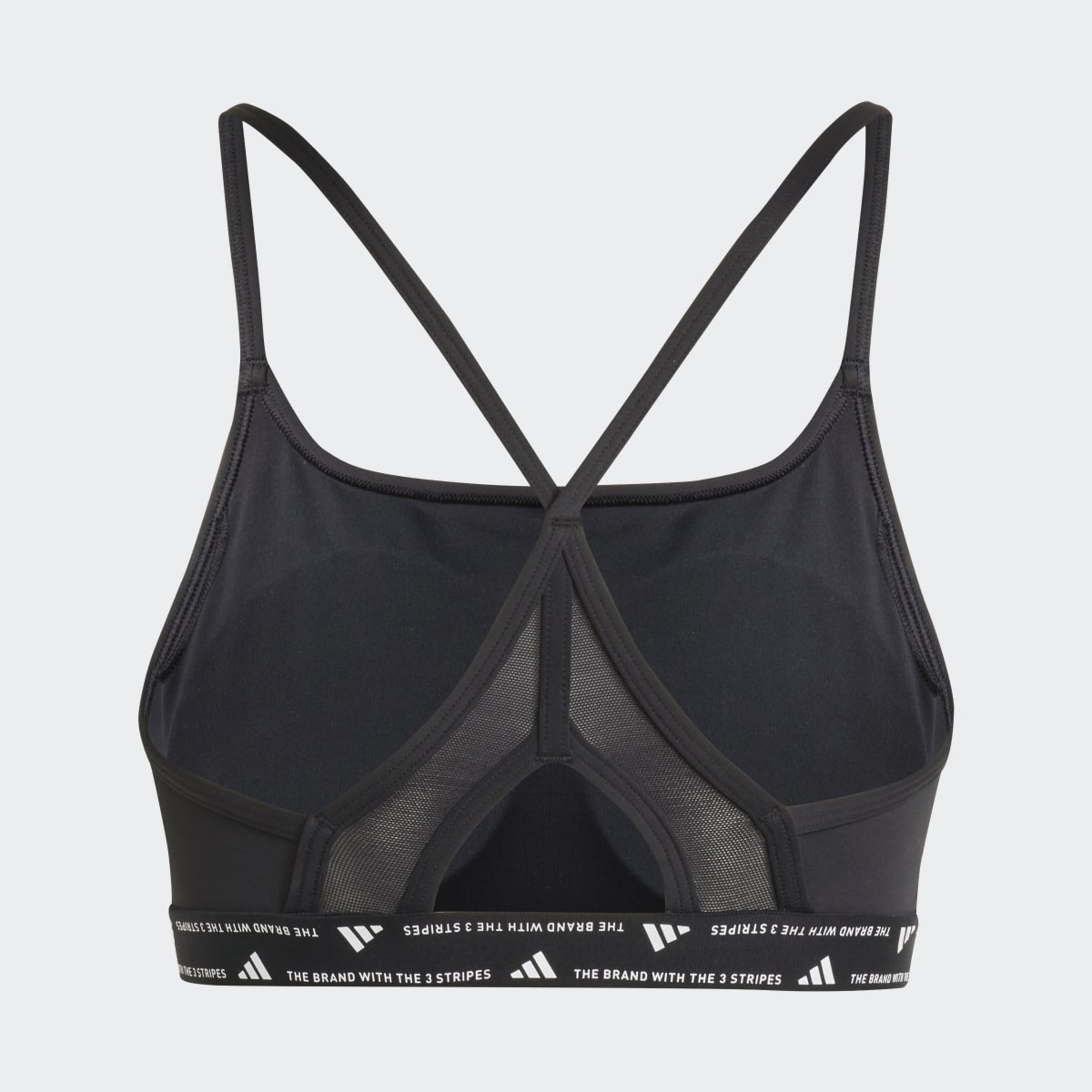 Top Desportivo Aeroreact Training 3 Faixas Preto-7