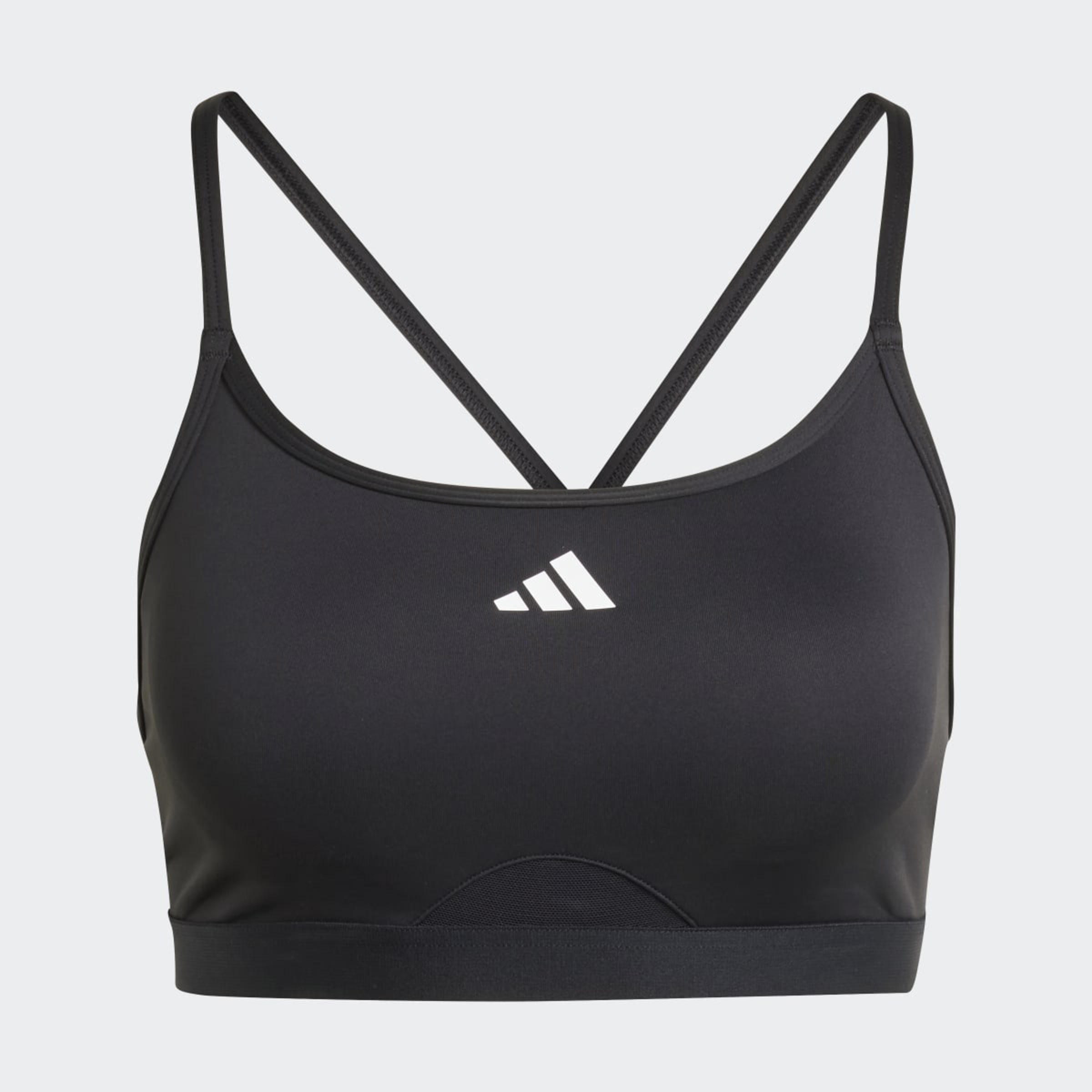 Top Desportivo Aeroreact Training 3 Faixas Preto-6