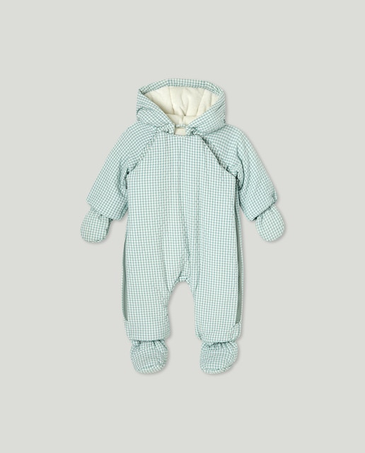 Imagem 0 de Babygrow de Nylon de Bebé, Pés + Mãos com Vichy