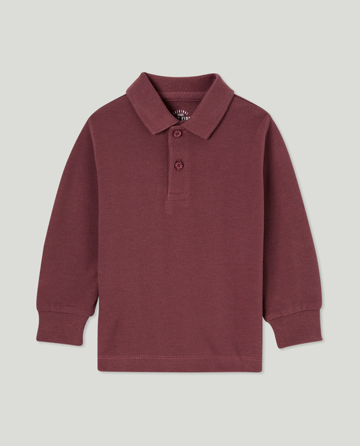 Imagen 0 de Polo de bebé piqué manga larga