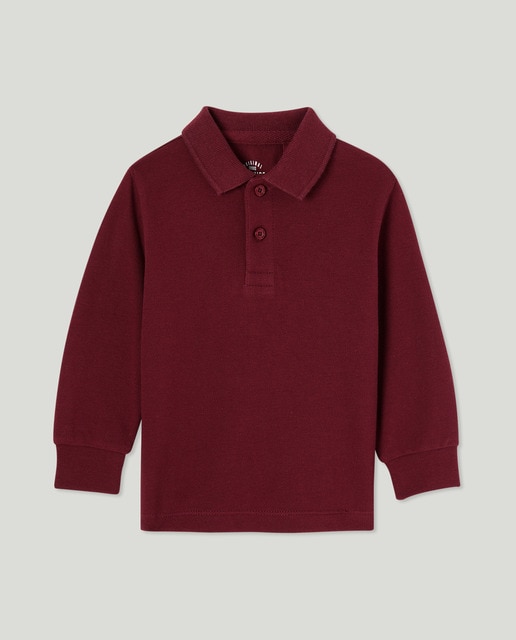 Imagen 0 de Polo de bebé piqué manga larga