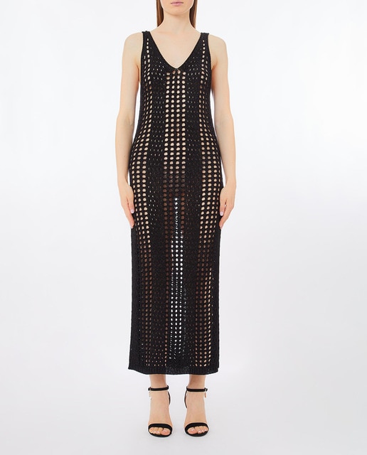 Imagen 0 de Vestido largo malla lurex