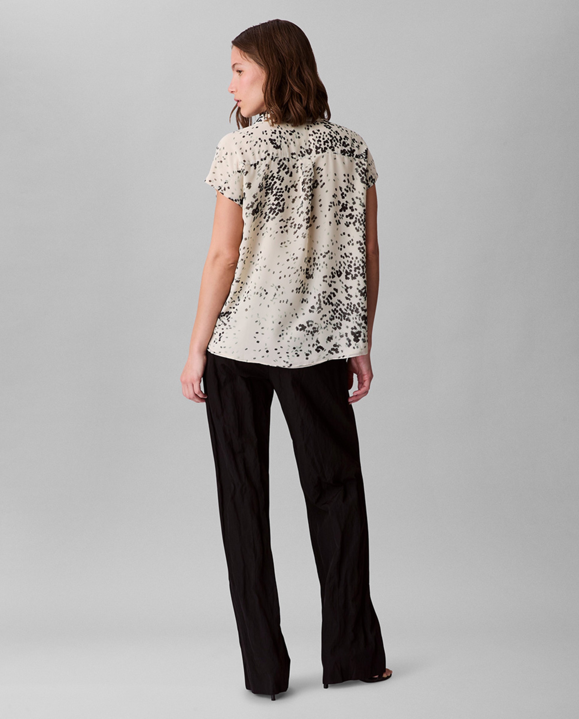 Blusa sem mangas Creme-5