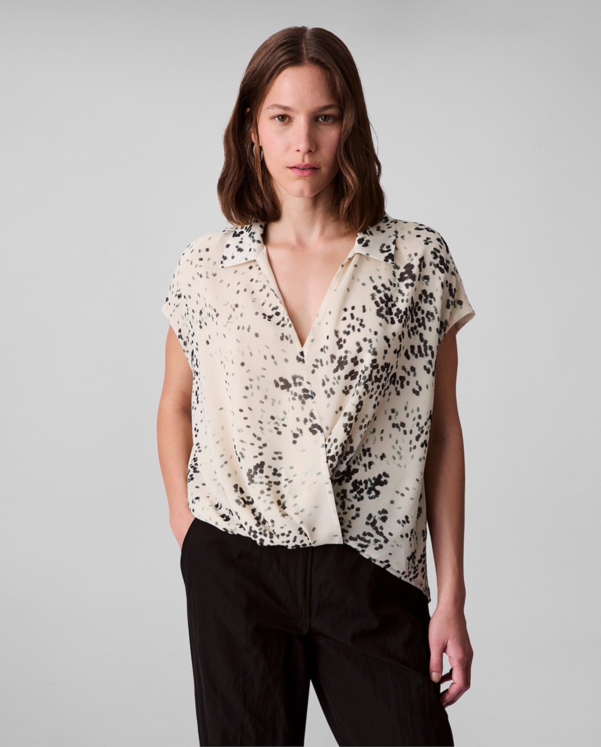 Blusa sem mangas Creme-1
