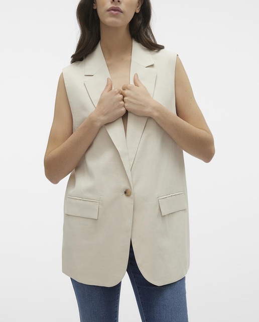 Imagen 0 de Chaleco de mujer midi de vestir