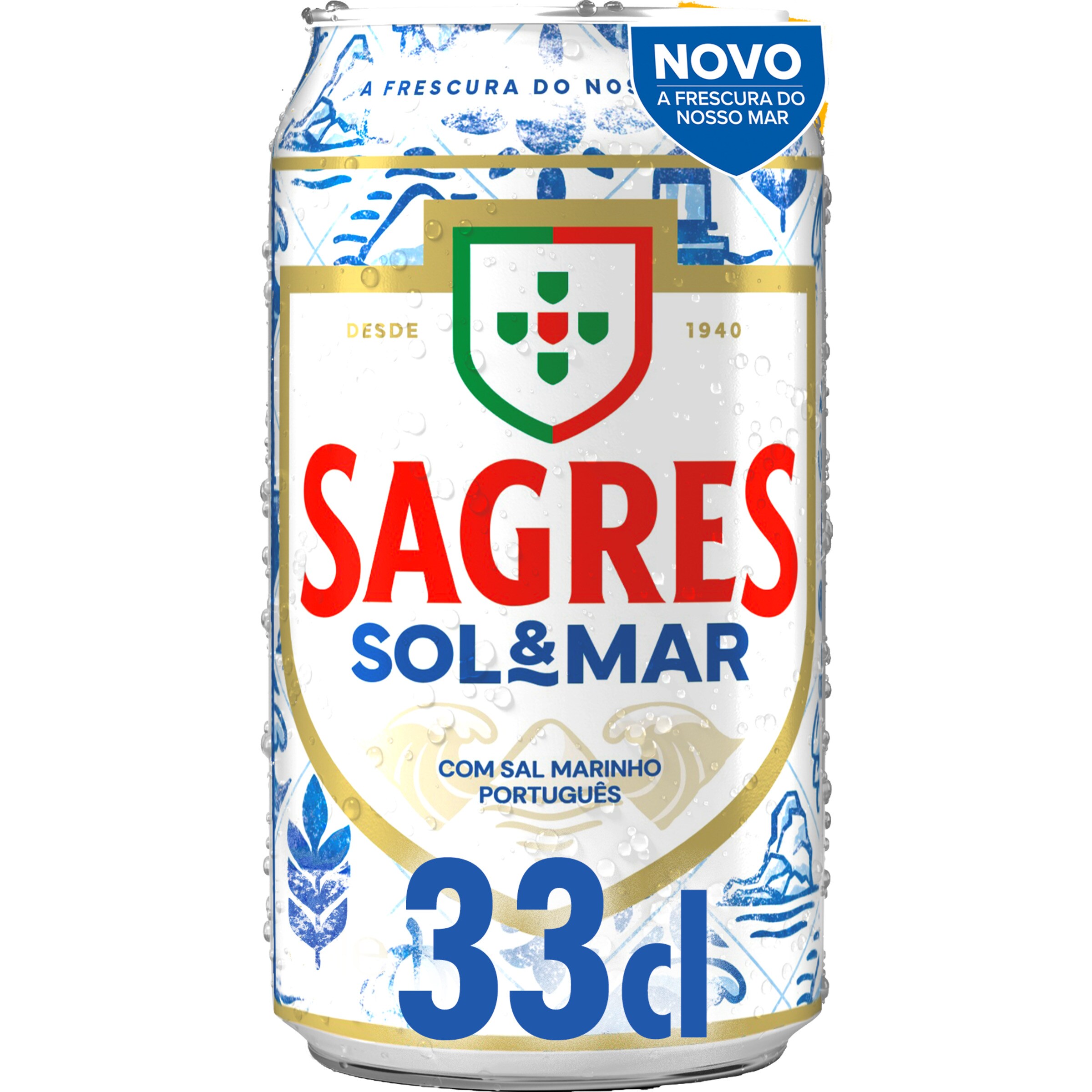Cerveja Sol & Mar lata 33 cl