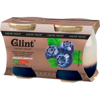 Iogurte de Mirtilo Pack 2 unidades embalagem 125 g - Glint