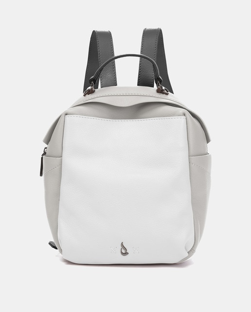 Imagem 0 de Mochila Oceans Diary em Pele - Branco
