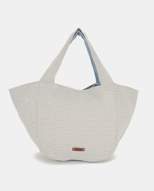 Imagem 0 de Saco de Praia Oceans Diary com Estampado - Azul