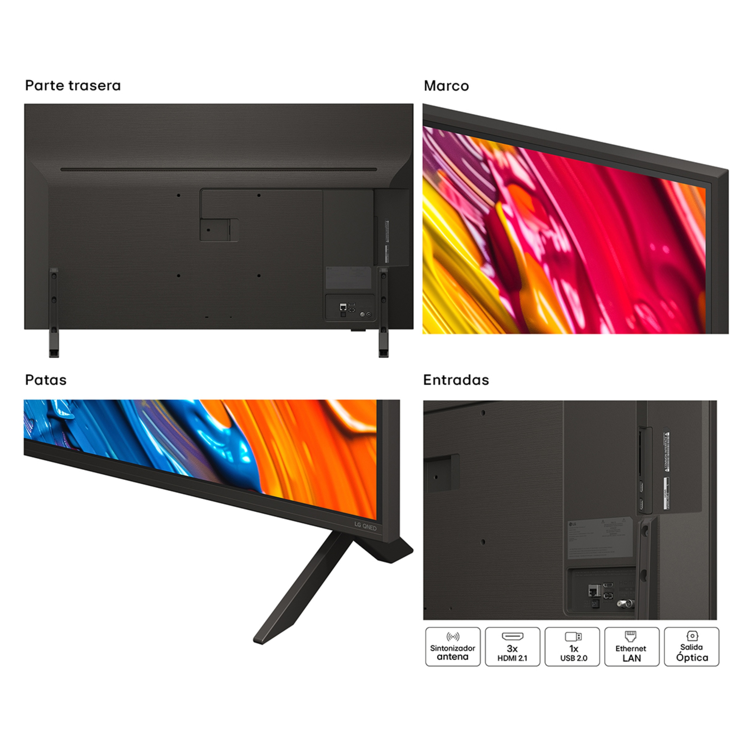 TV QNED AI 108cm (43") LG 43QNED84A6C, 4K Smart TV Negro-16