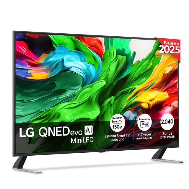 TV QNED evo MiniLED AI 139cm (55") LG 55QNED85A6C, 4K Smart TV