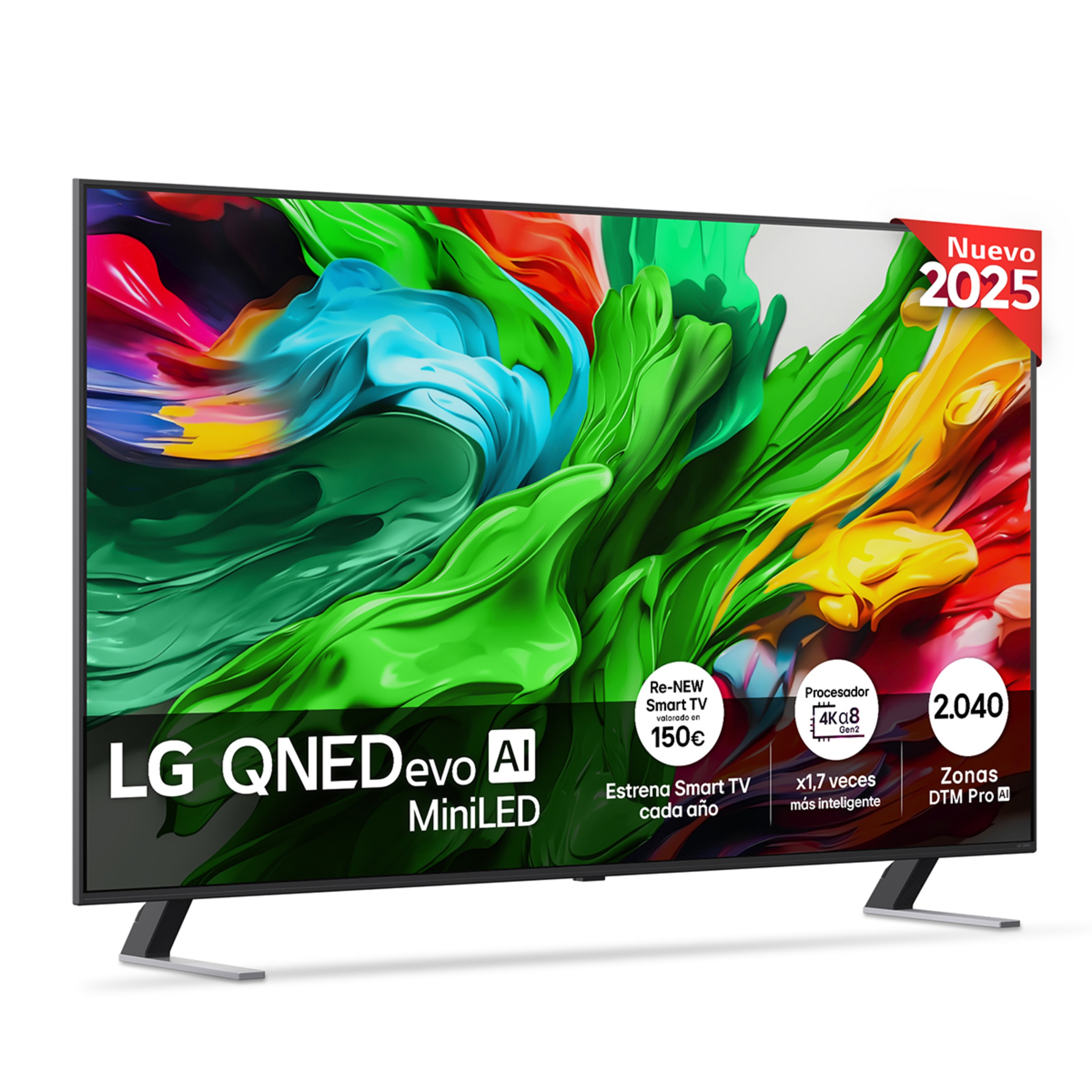 TV QNED evo MiniLED AI 164cm (65") LG 65QNED85A6C, 4K Smart TV Negro-1