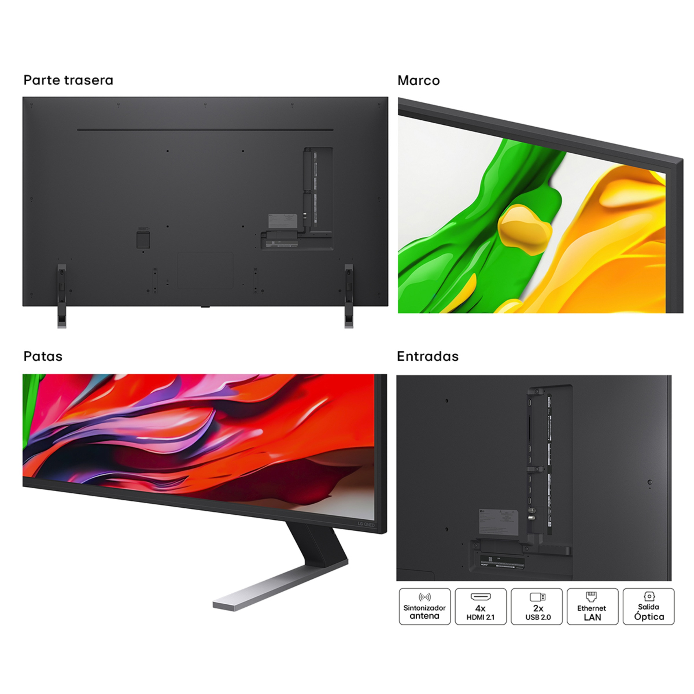 TV QNED evo MiniLED AI 164cm (65") LG 65QNED85A6C, 4K Smart TV Negro-16