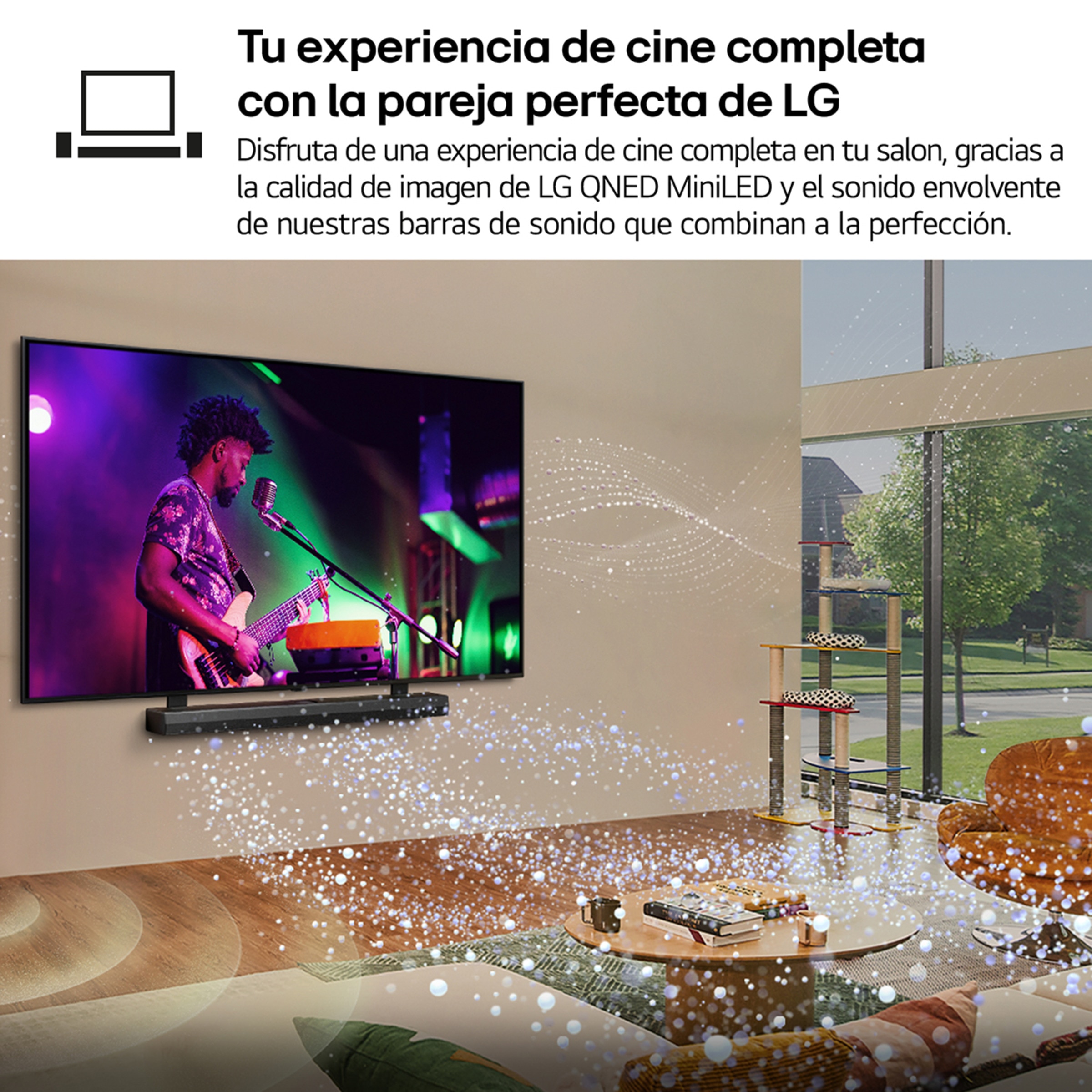 TV QNED evo MiniLED AI 164cm (65") LG 65QNED85A6C, 4K Smart TV Negro-13
