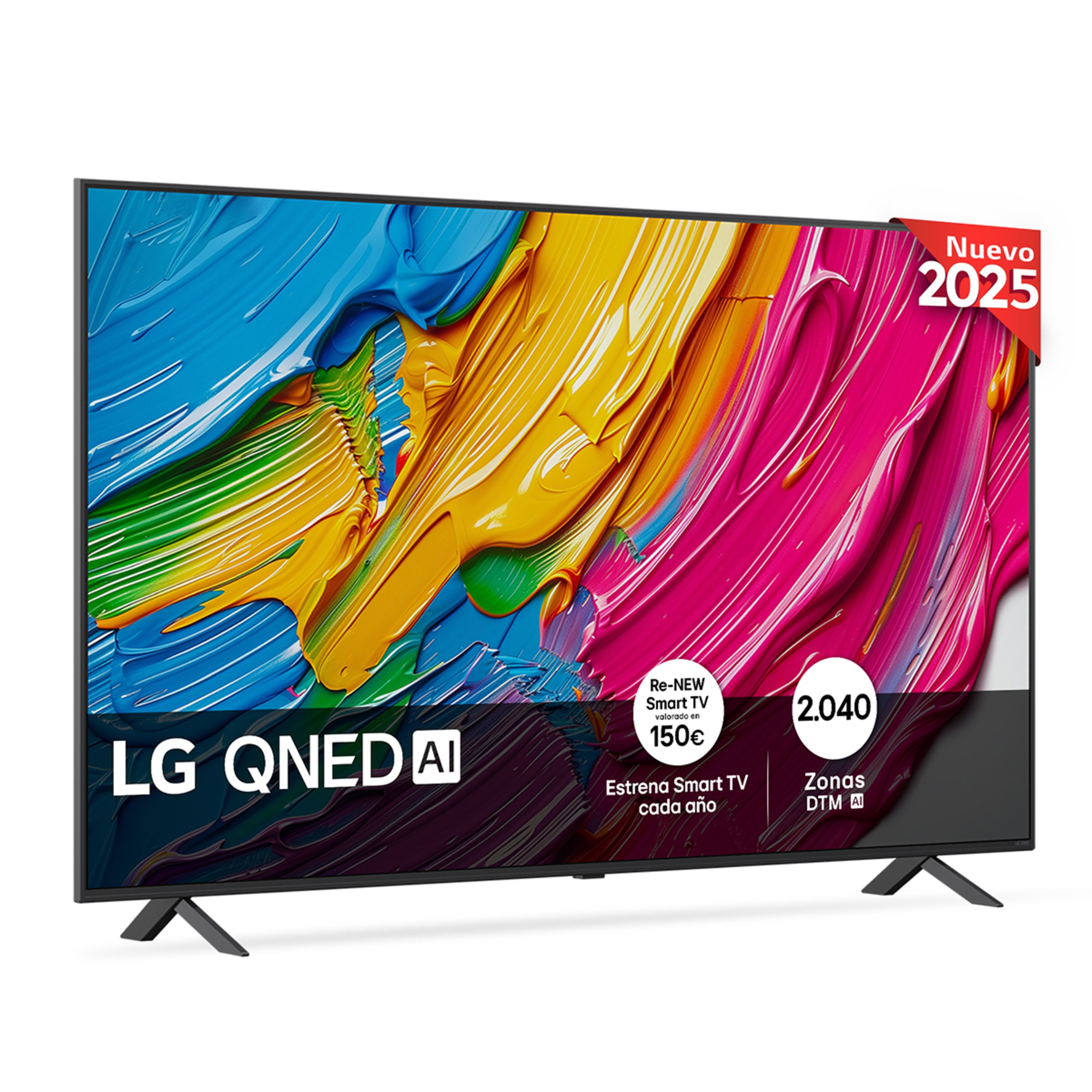 TV QNED AI 164cm (65") LG 65QNED80A6A, 4K Smart TV Negro-1