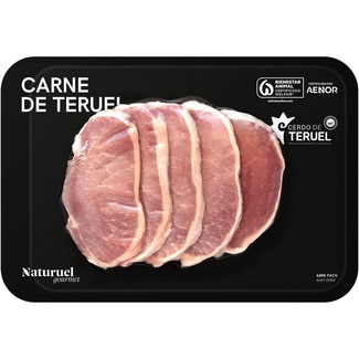 Gourmet lomo de cerdo fresco 50% Duroc IGP cerdo de Teruel envasado al vacío 250 g peso aproximado - Naturuel