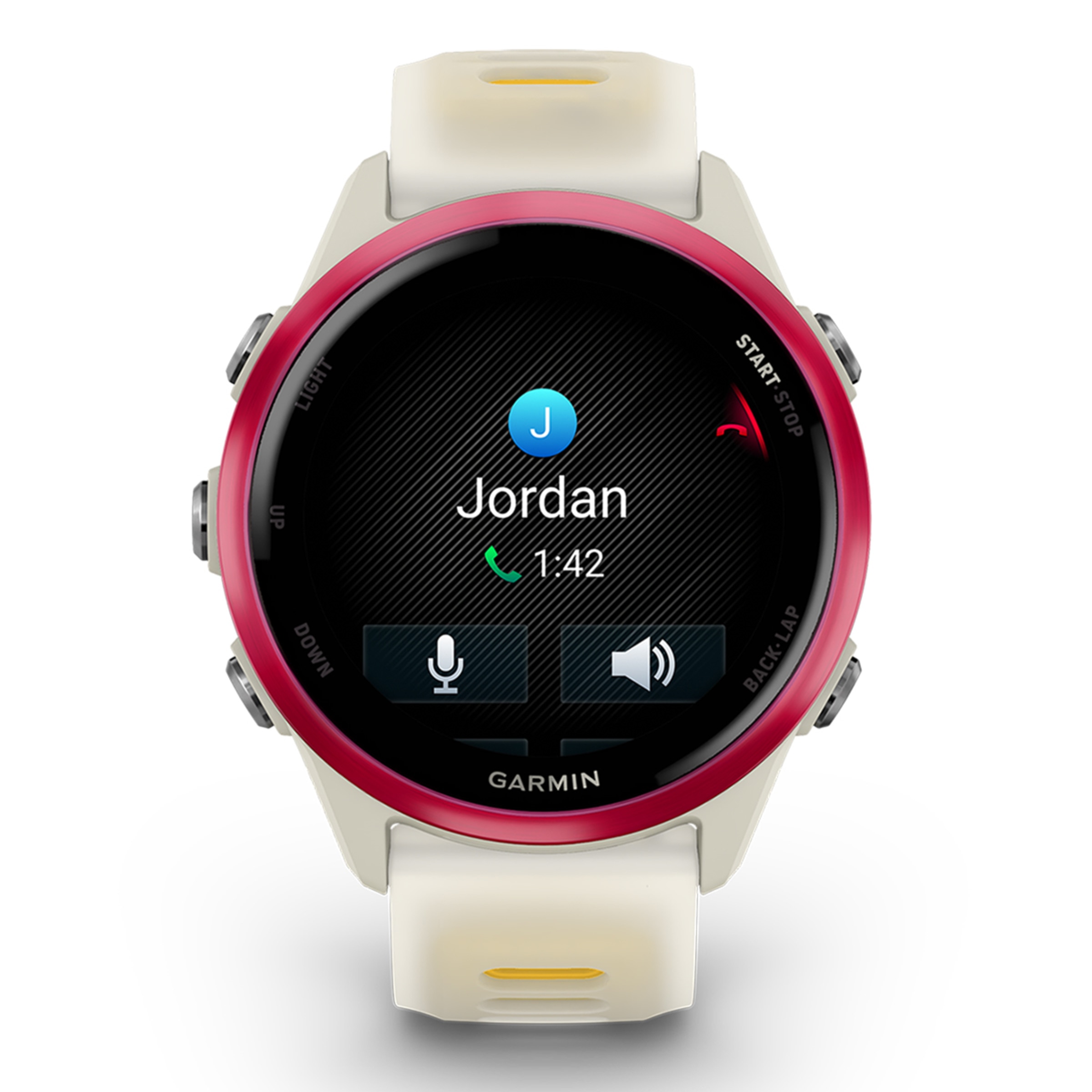 Relógio Smartwatch Unissexo Forerunner 570 42 mm - Bege/Laranja Bege-9