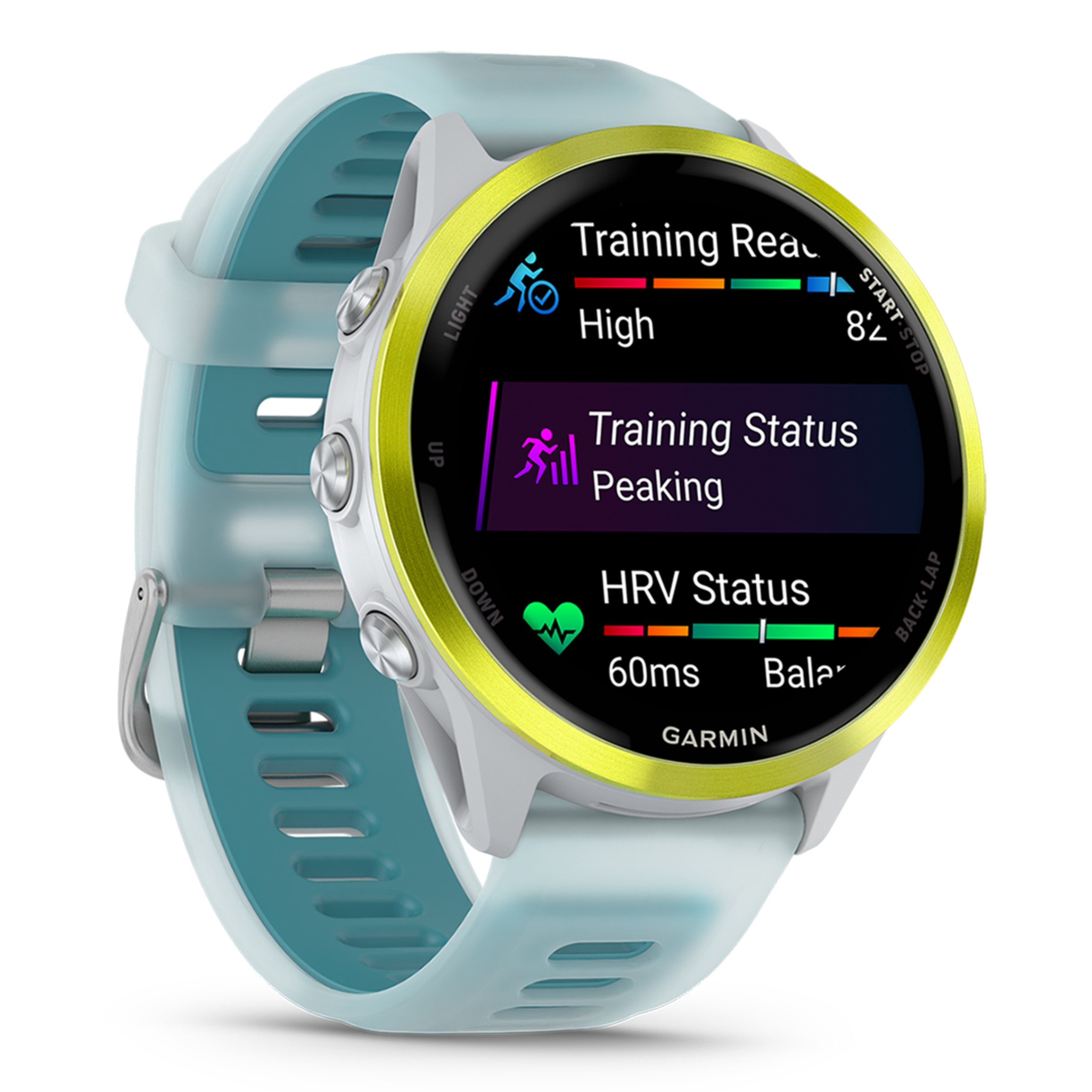 Relógio Smartwatch Unissexo Forerunner 570 47 mm - Branco/Amarelo Branco/Amarelo-2