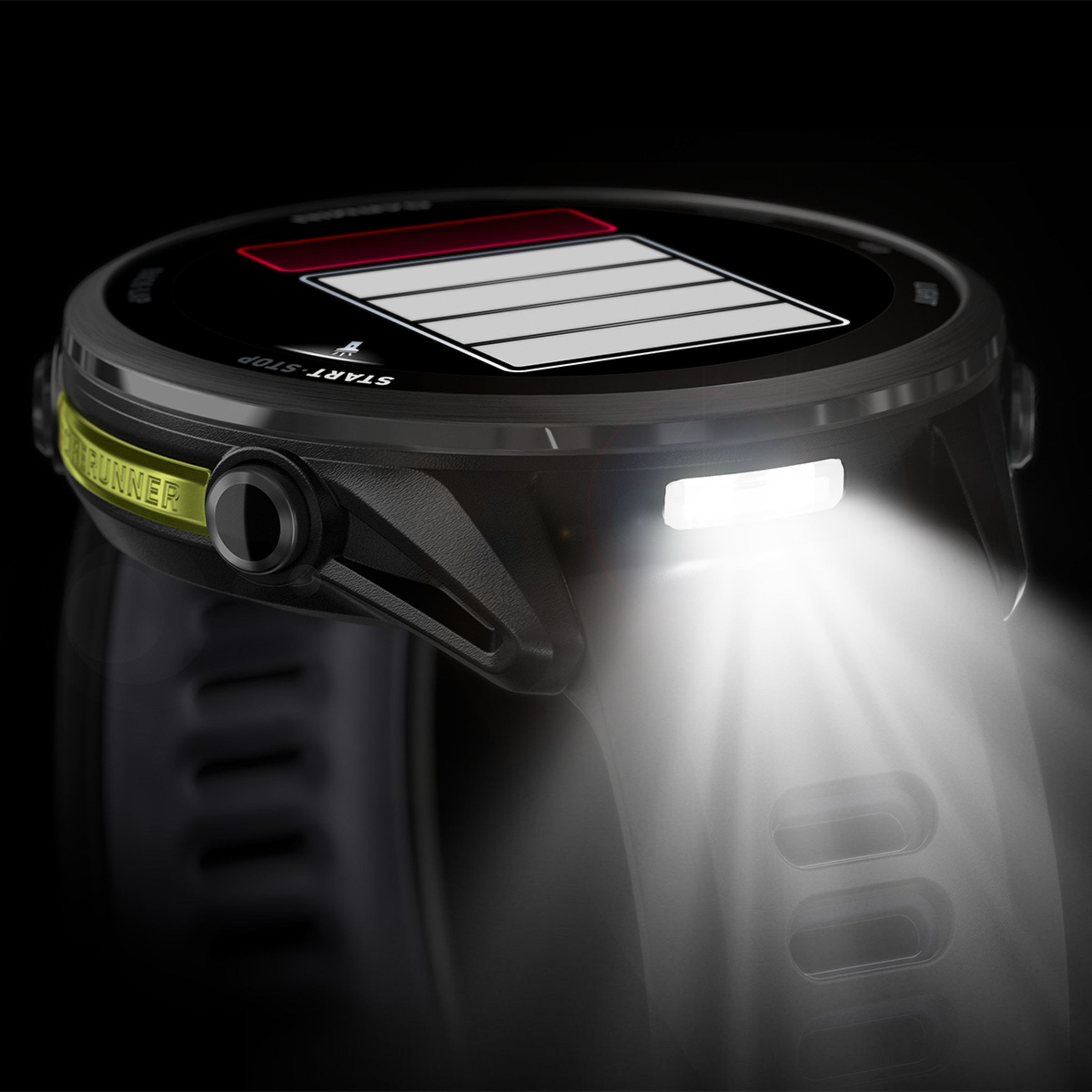 Relógio Smartwatch Unissexo Forerunner® 970 - Branco/Amarelo Preto / Amarelo-10