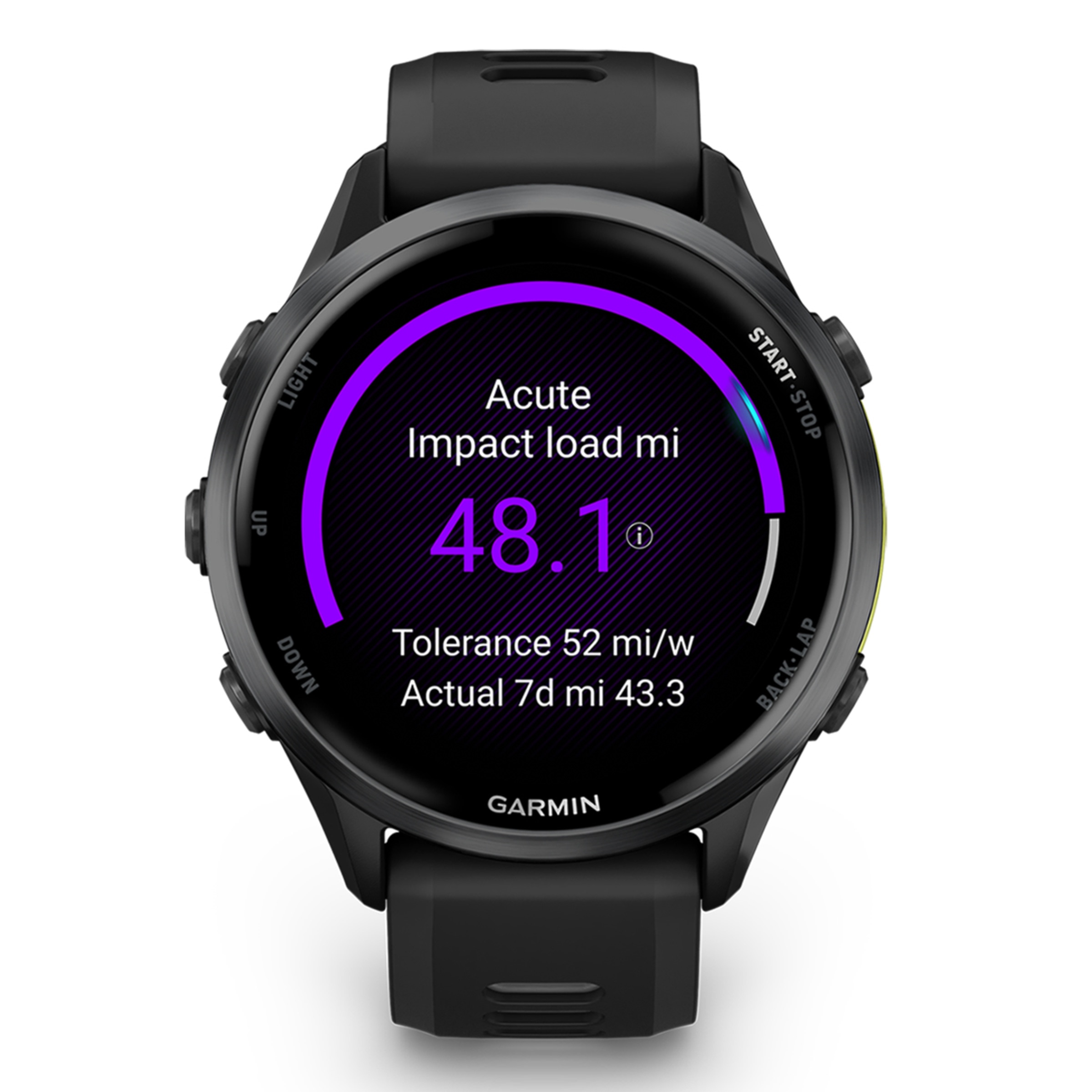Relógio Smartwatch Unissexo Forerunner® 970 - Branco/Amarelo Preto / Amarelo-8