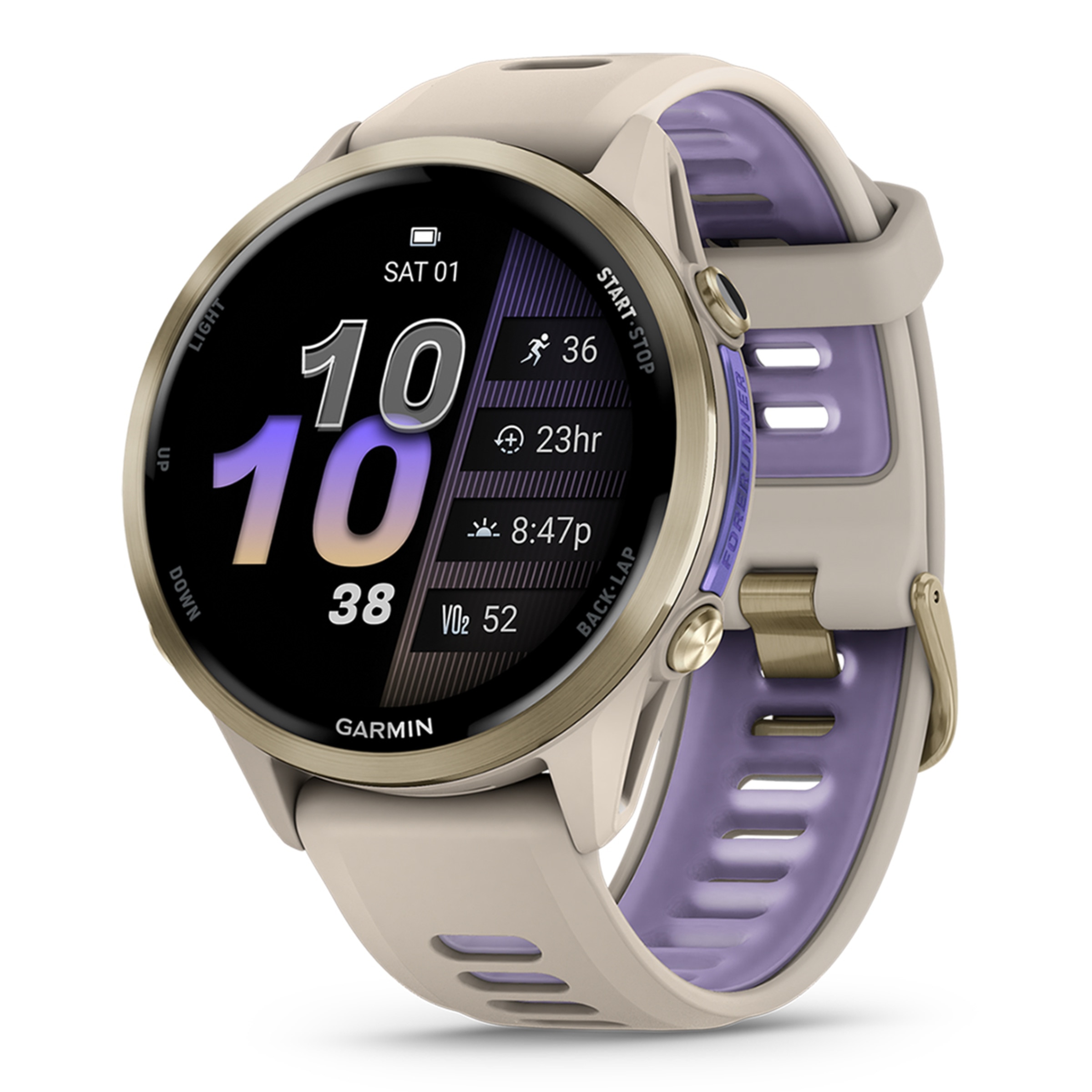 Relógio Smartwatch Unissexo Forerunner® 970 - Cinzento/Lilás Lilás-1