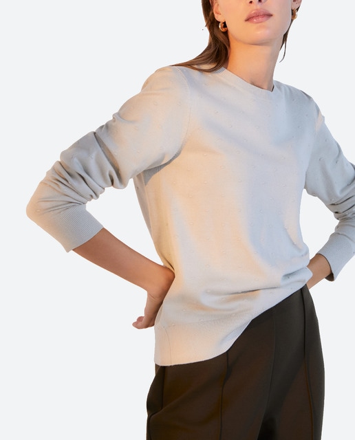 Imagen 0 de Jersey plumeti cuello caja de mujer